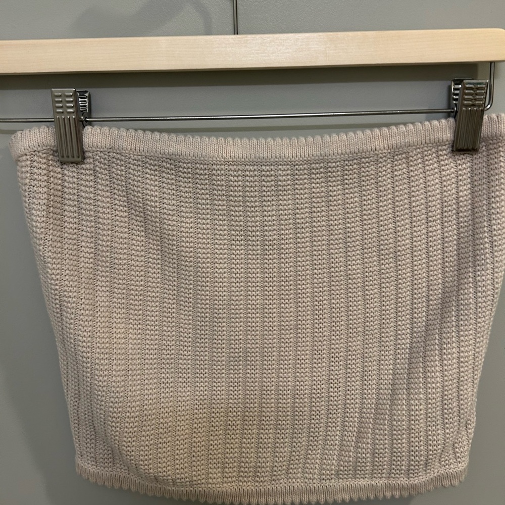 Lottie Moss Knit Tube Top Size Medium EUC I0935 - Picture 3 of 5
